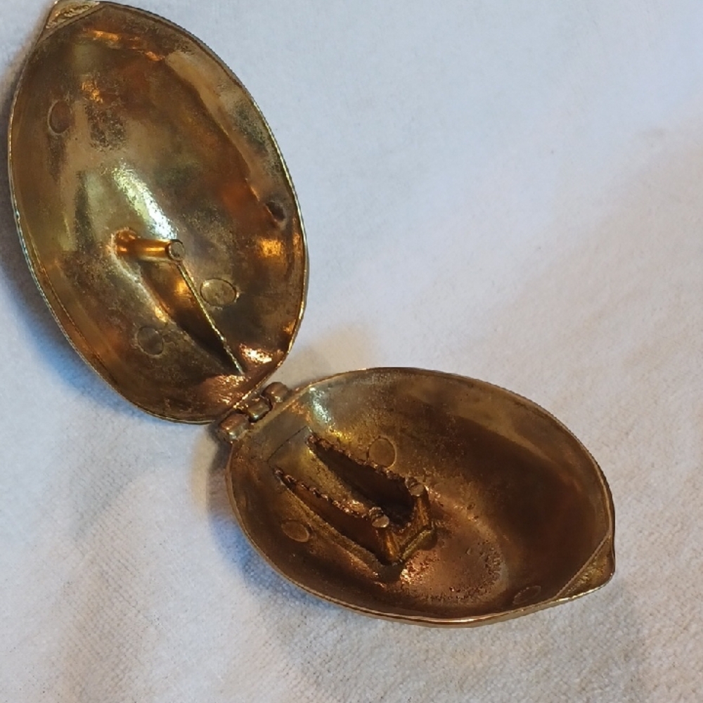 Vintage Solid Brass Nut Cracker - Picture 2 of 3